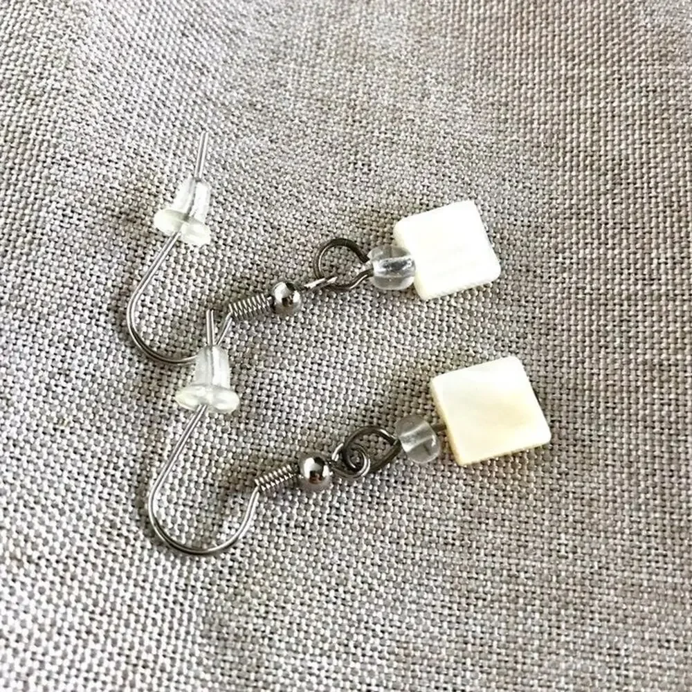 Mother Of Pearl Shell Earrings - Picture 3 of 3